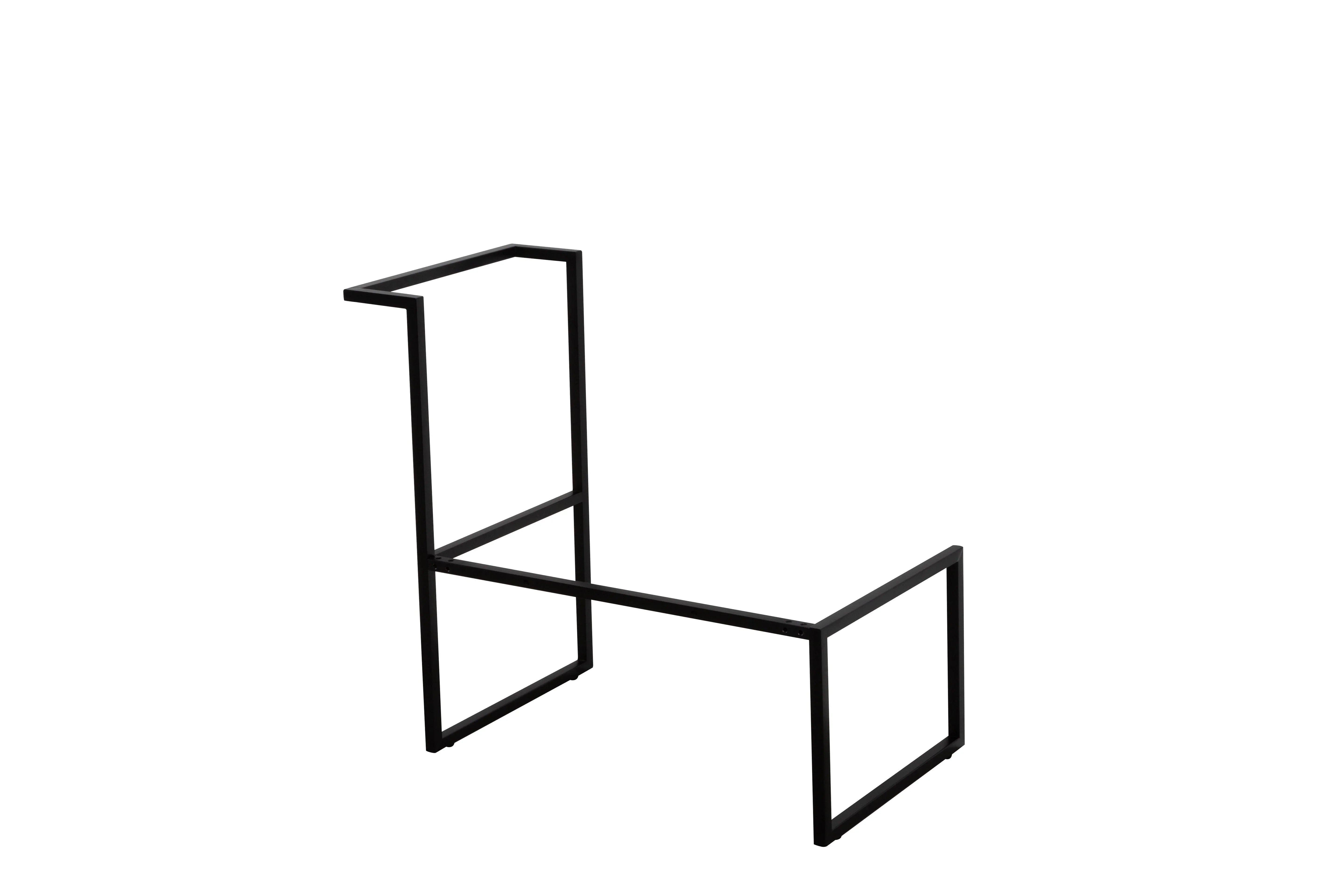 31" Matte Black Stainless Steel Frame for Wall-Mounted Vanities - 934*449*790