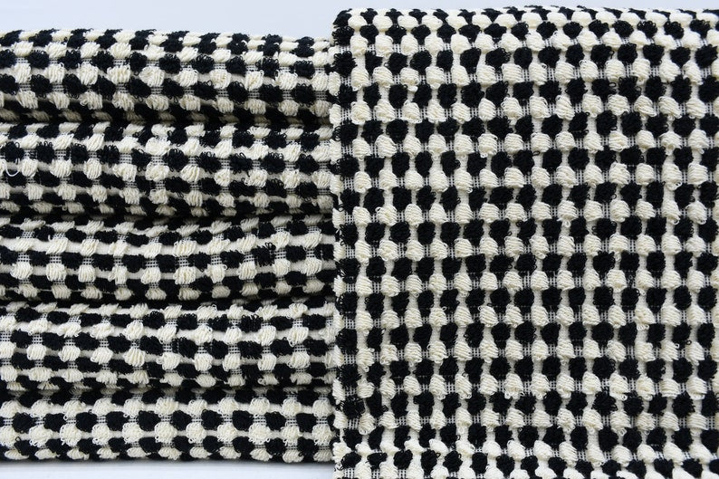 BUBBLE BLACK TERRY TURKISH TOWEL-Turkish Towel-DECOROLALA