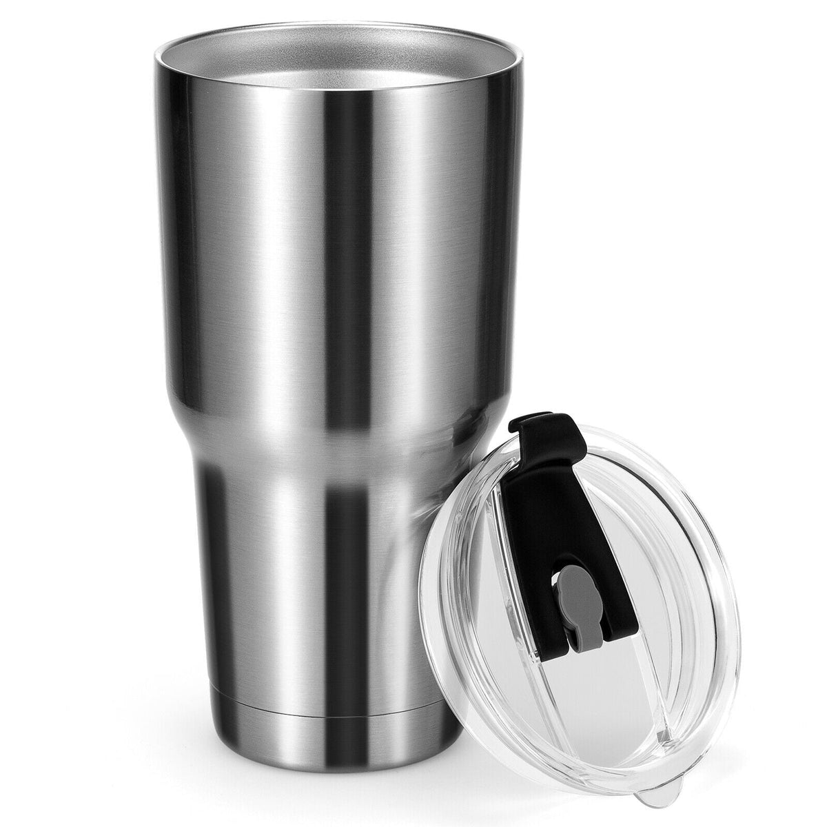 30oz Stainless Steel Tumbler Cup Double Wall Vacuum Insulated Mug with Lid-Kitchen Appliances-DECOROLALA