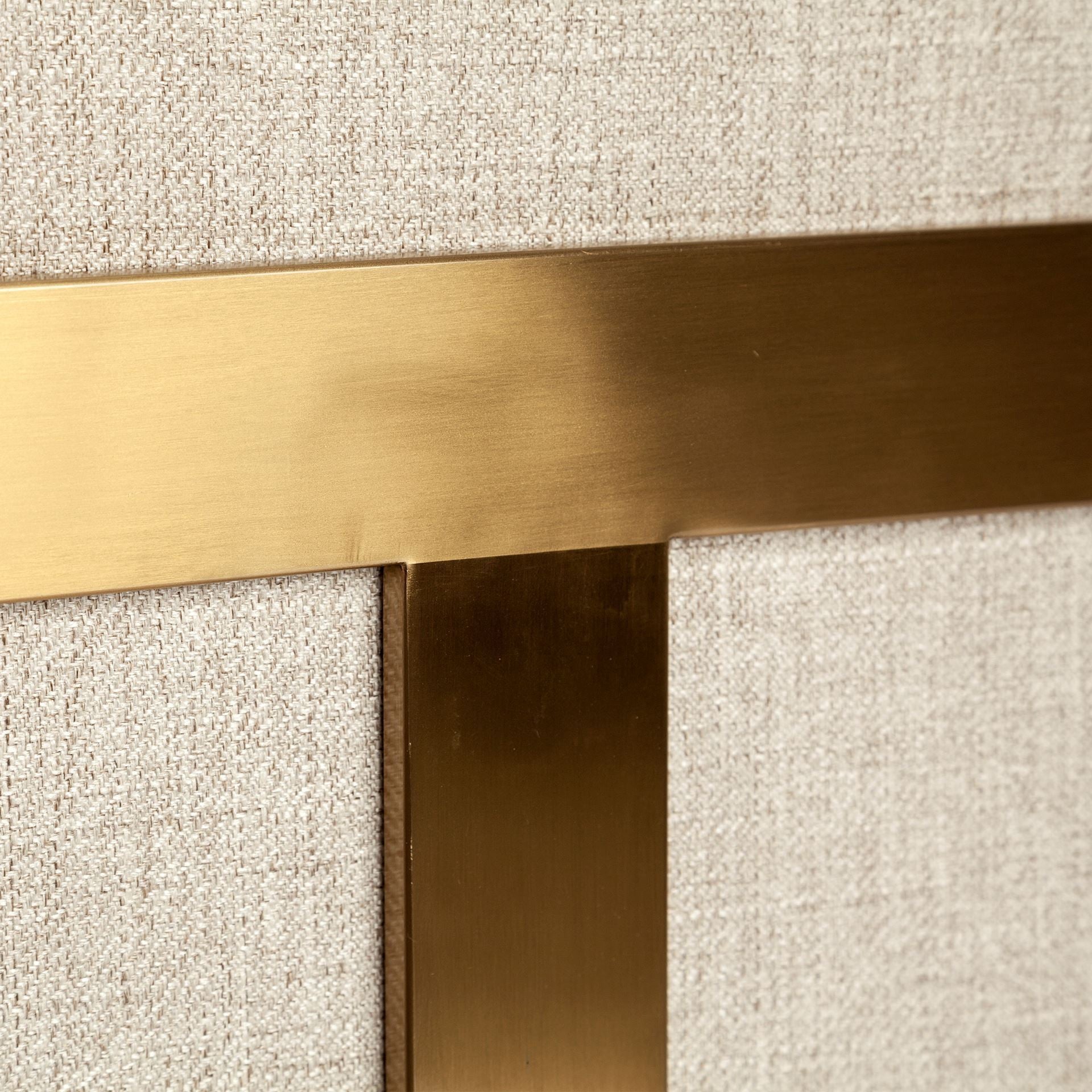 31" Cream and Gold Fabric Arm Chair-Accent Chairs-DECOROLALA