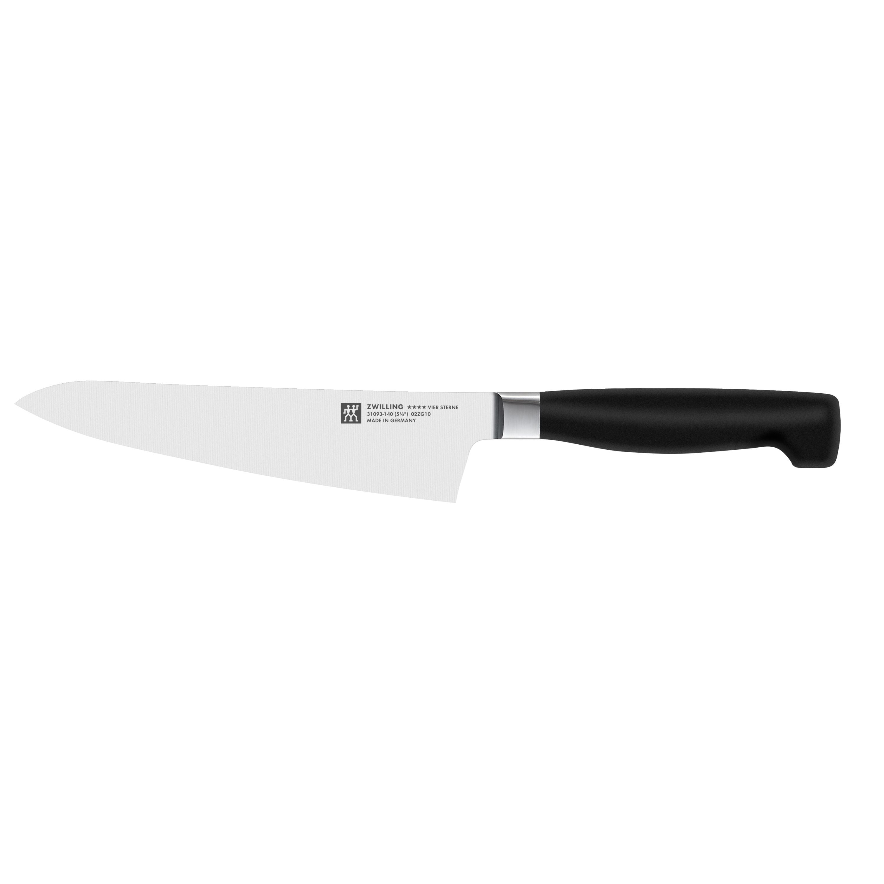 ZWILLING **** Four Star 7 Piece Knife Block Set, Black-DECOROLALA