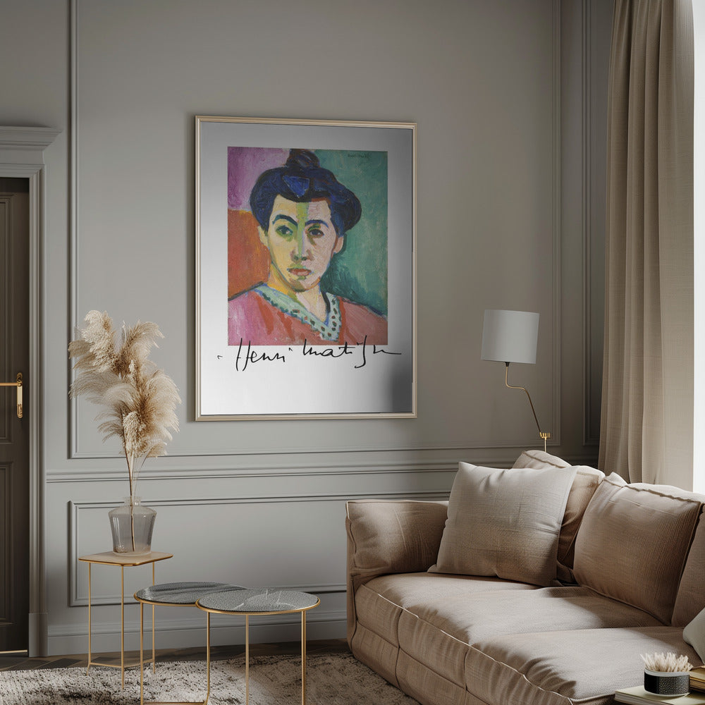 Wall art La Raie Verte With Signature-canvas prints-DECOROLALA