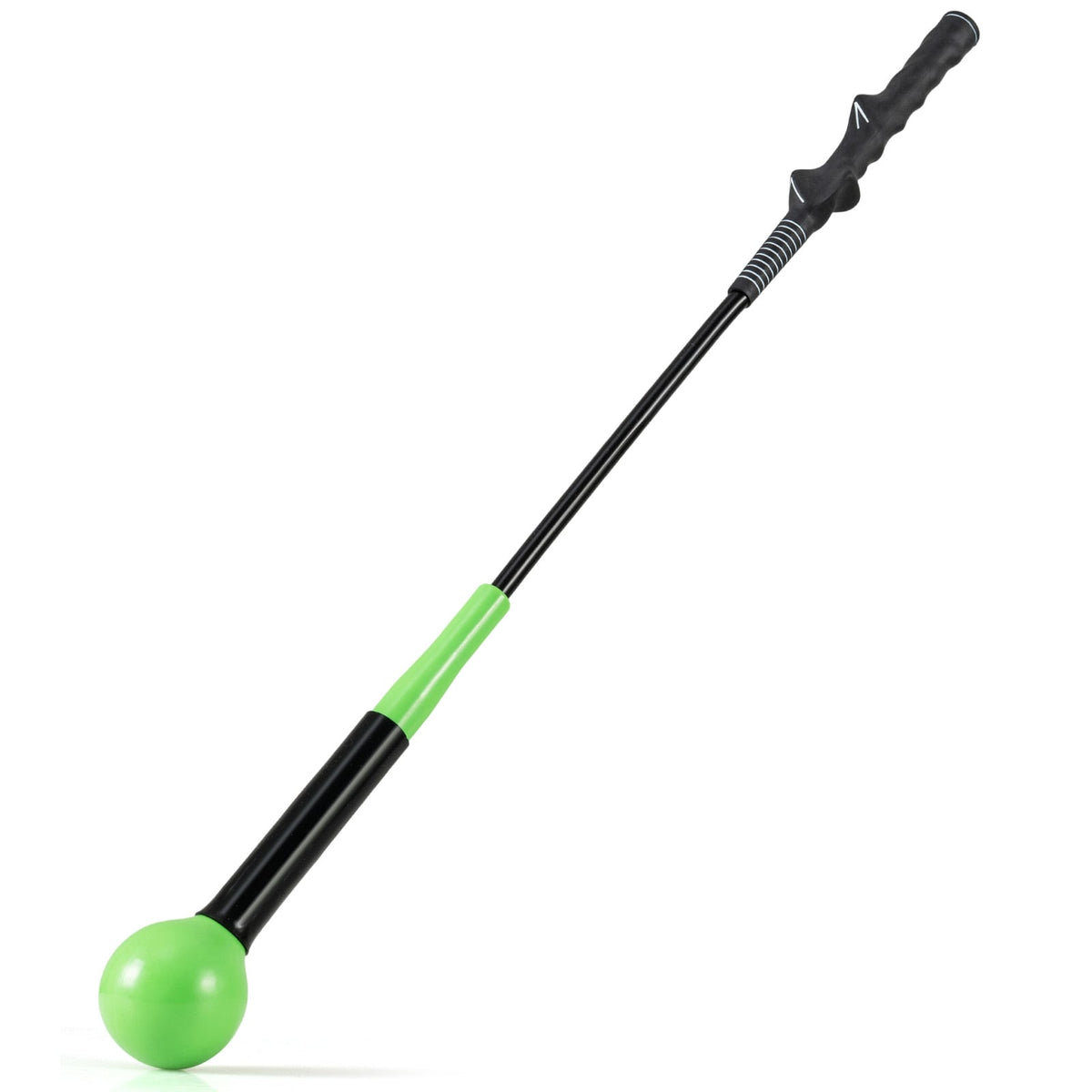 31.5 Inch Golf Swing Trainer Aid with Weighted Head for Grip Rhythm Balance-Green-Golf-DECOROLALA