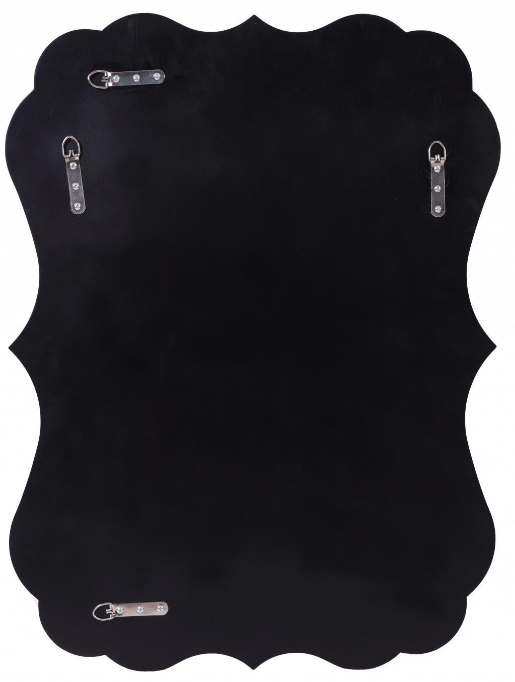 32" Clear Novelty Glass Framed Accent Mirror-Mirrors-DECOROLALA