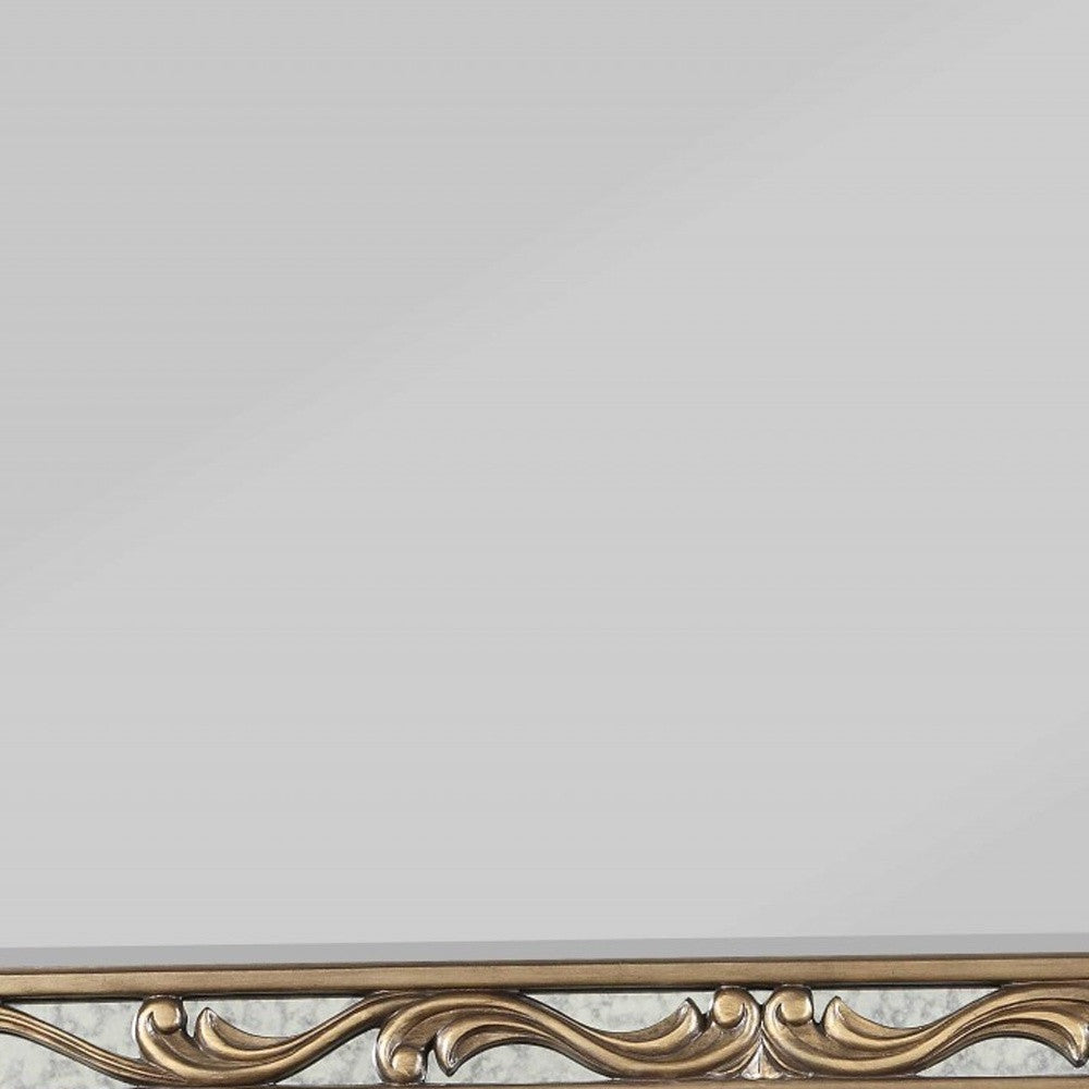 32" Gray Framed Accent Mirror-Mirrors-DECOROLALA