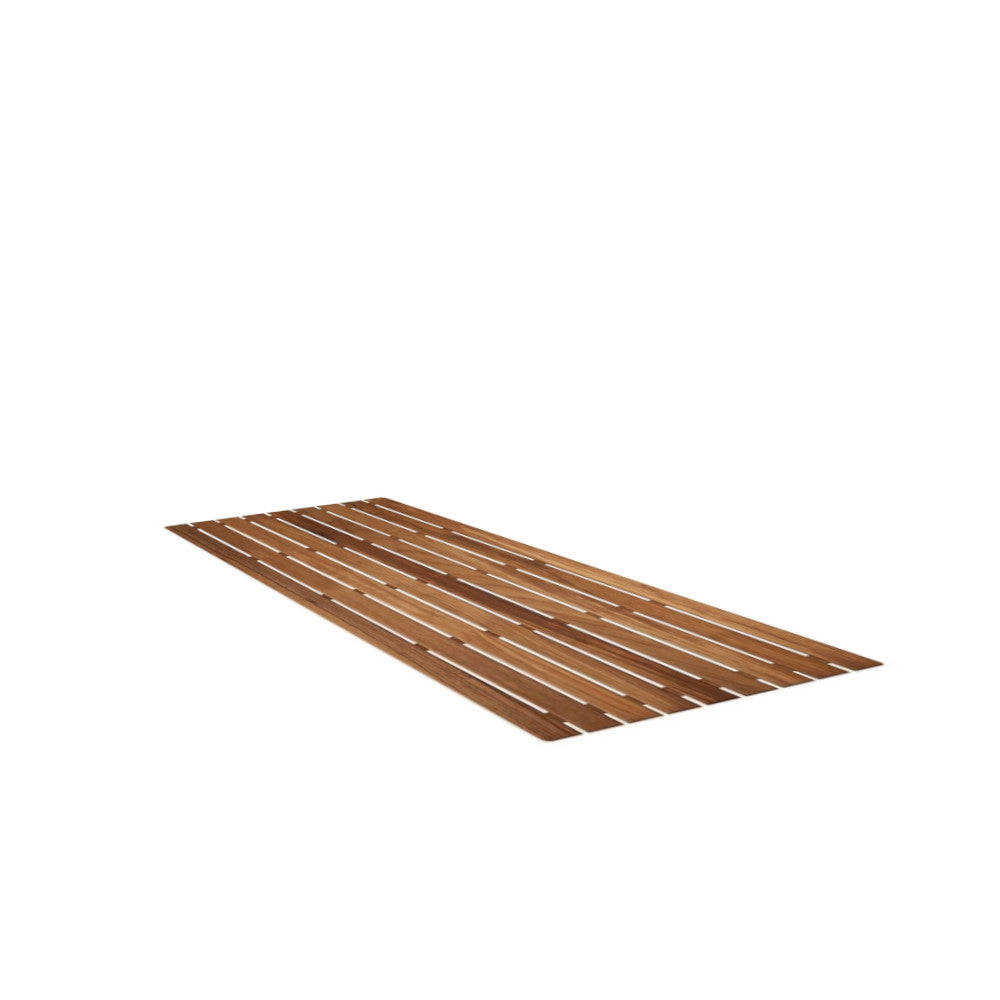 32" Premium Teak Shower Bath Mat-Bath Rugs-DECOROLALA