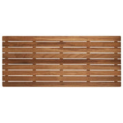 32" Premium Teak Shower Bath Mat-Bath Rugs-DECOROLALA