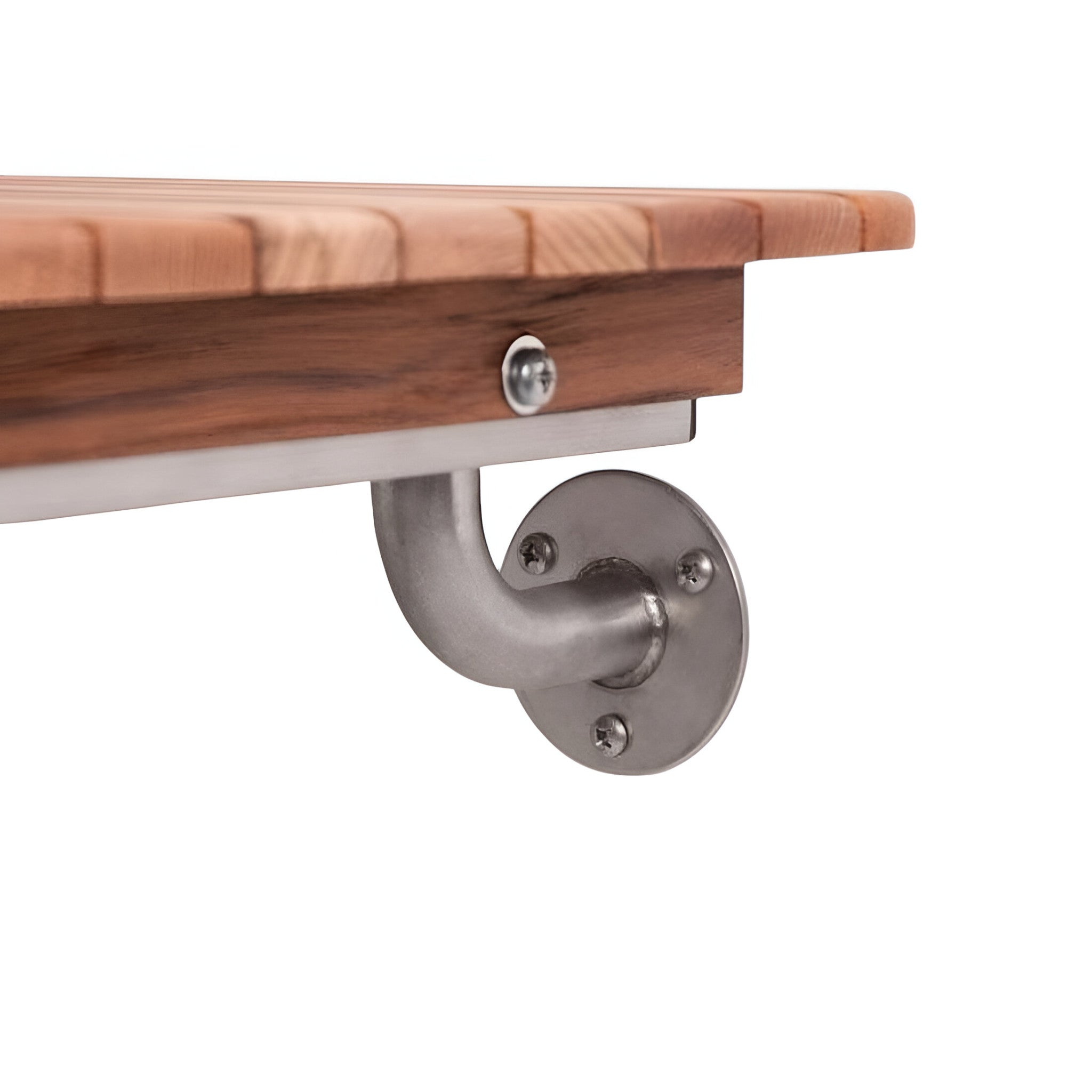 32" Premium Wall Mount Teak Shower Bench-Shower Benches-DECOROLALA