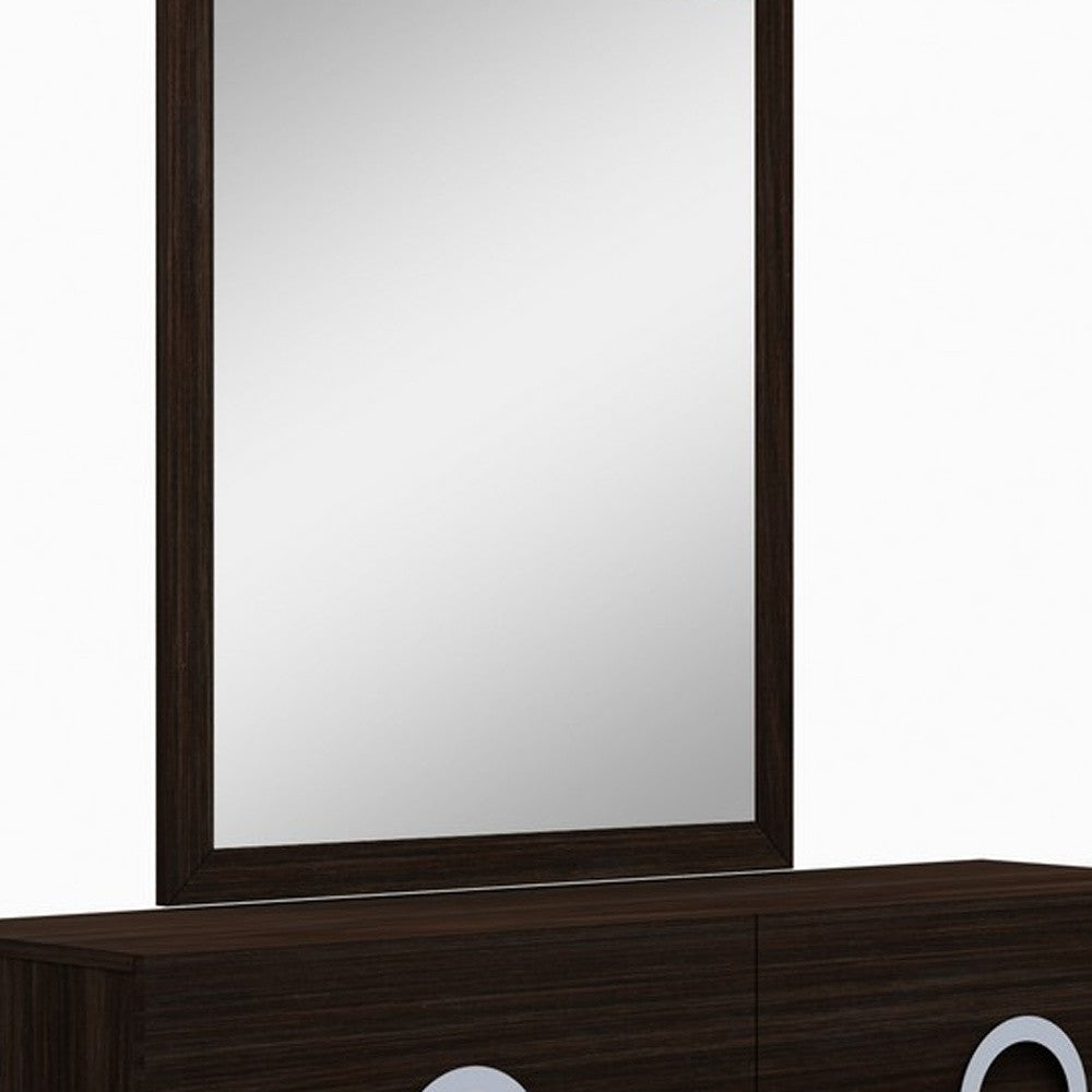 31" Refined Wenge High Gloss Dresser-Dressers-DECOROLALA