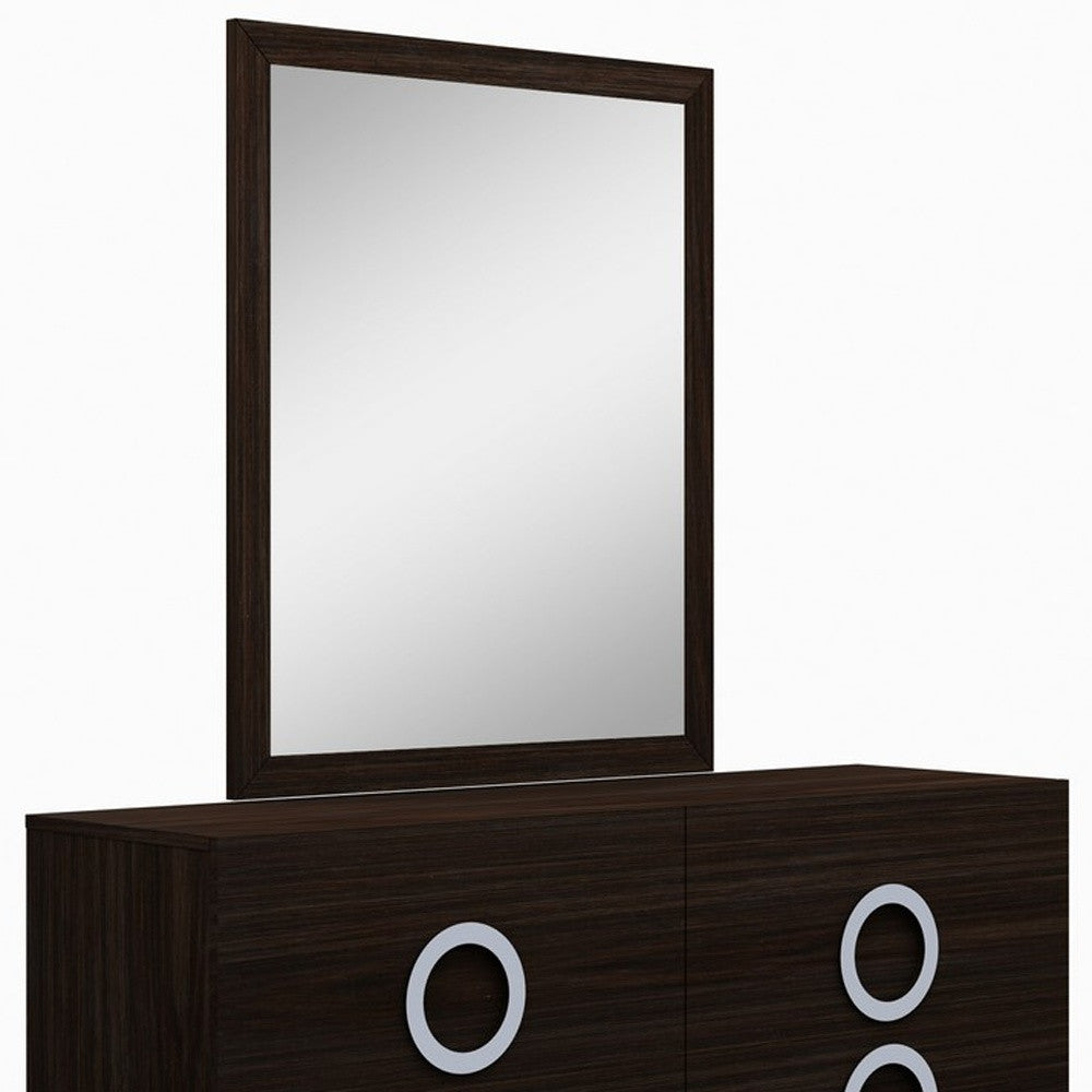 31" Refined Wenge High Gloss Dresser-Dressers-DECOROLALA