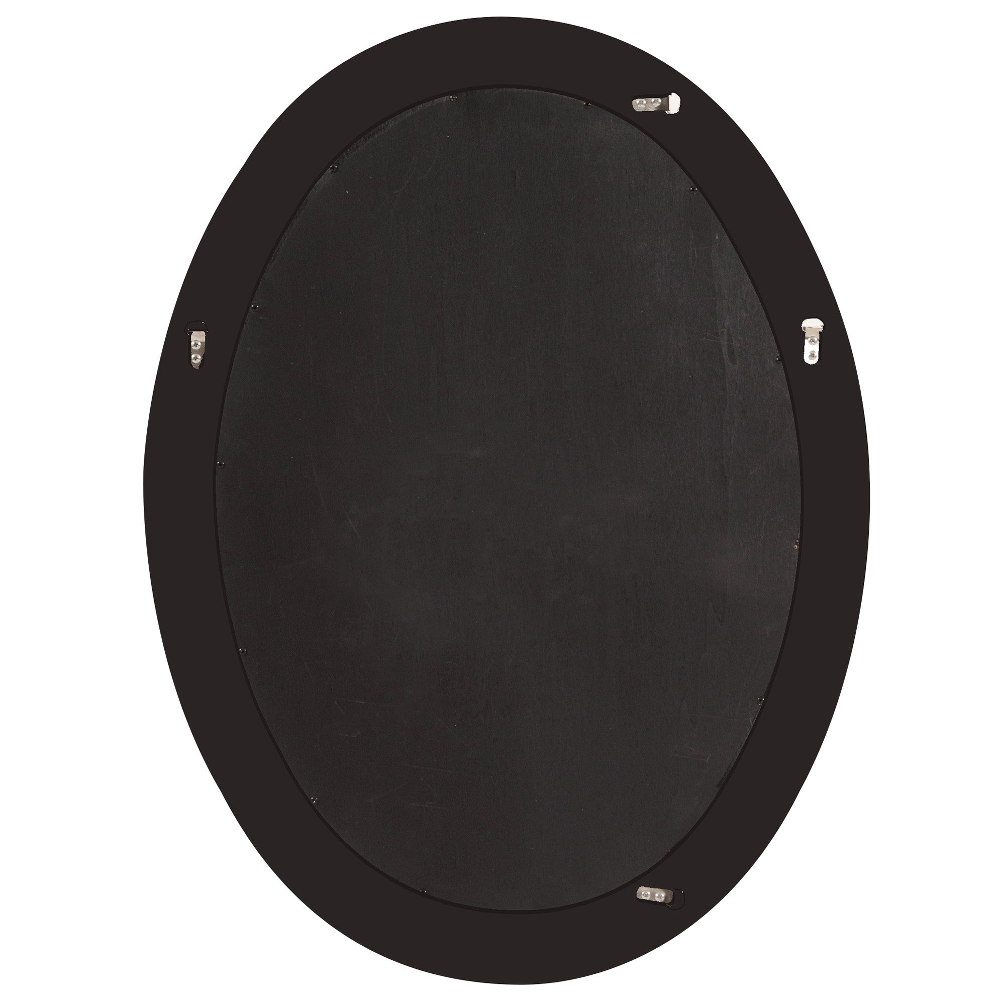 33" Gold Oval Framed Accent Mirror-Mirrors-DECOROLALA