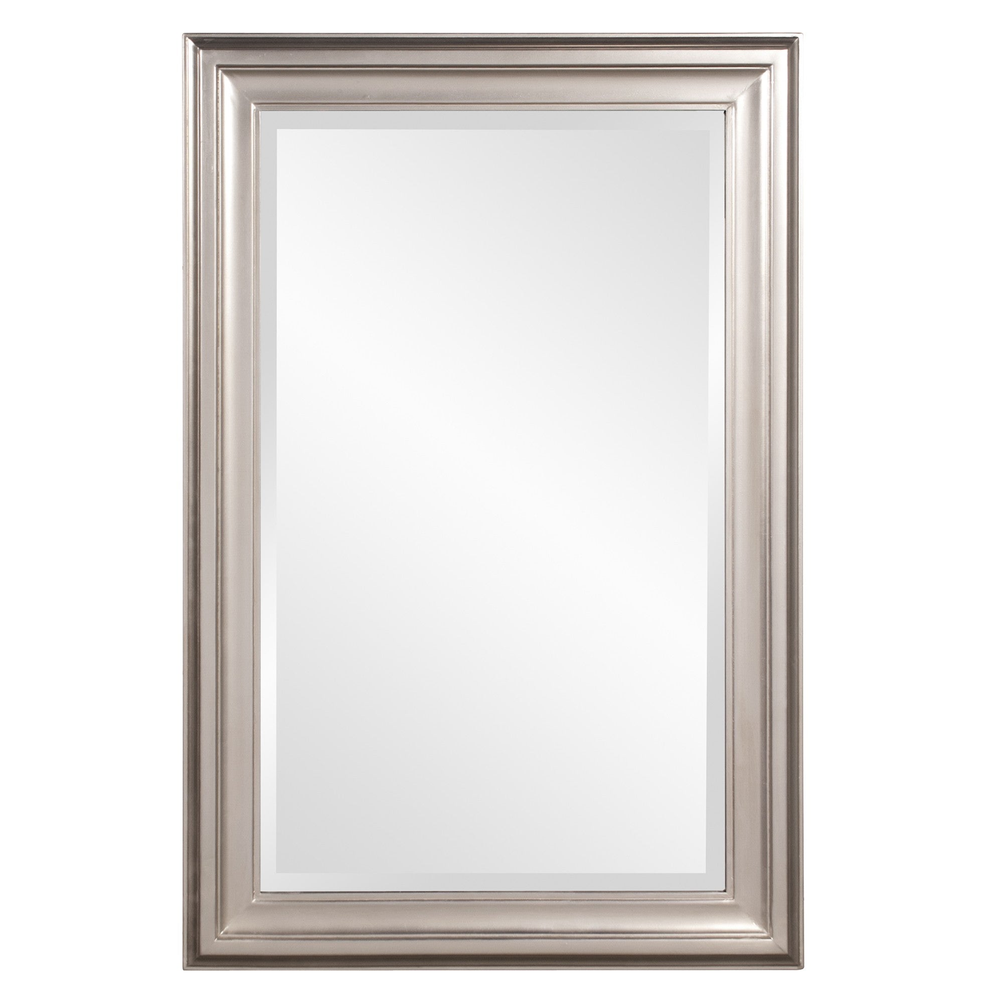 33" Silver Framed Accent Mirror-Mirrors-DECOROLALA