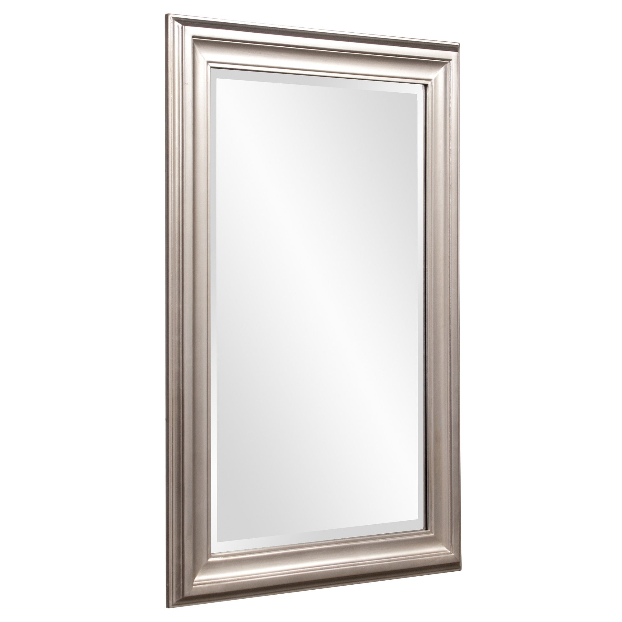 33" Silver Framed Accent Mirror-Mirrors-DECOROLALA