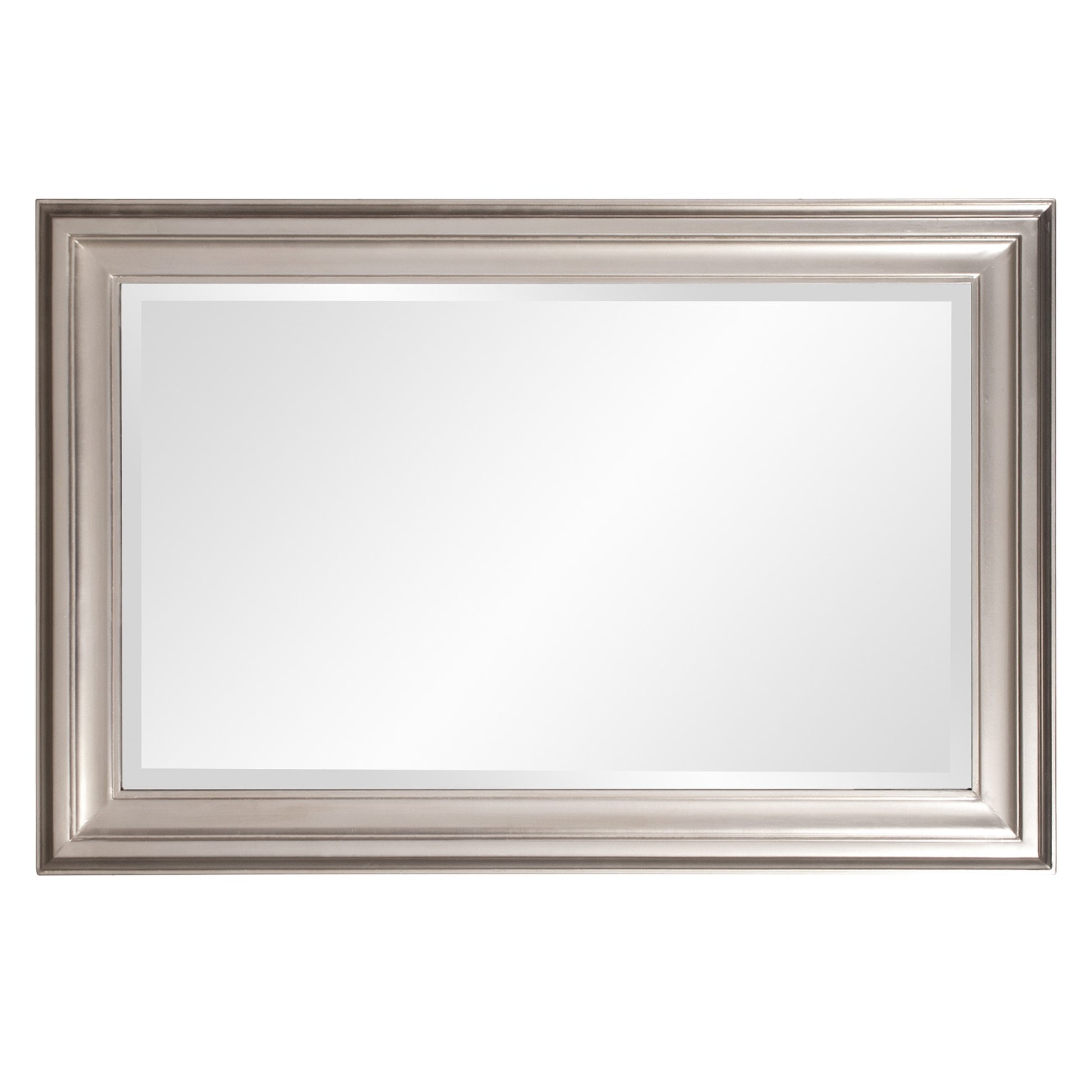 33" Silver Framed Accent Mirror-Mirrors-DECOROLALA