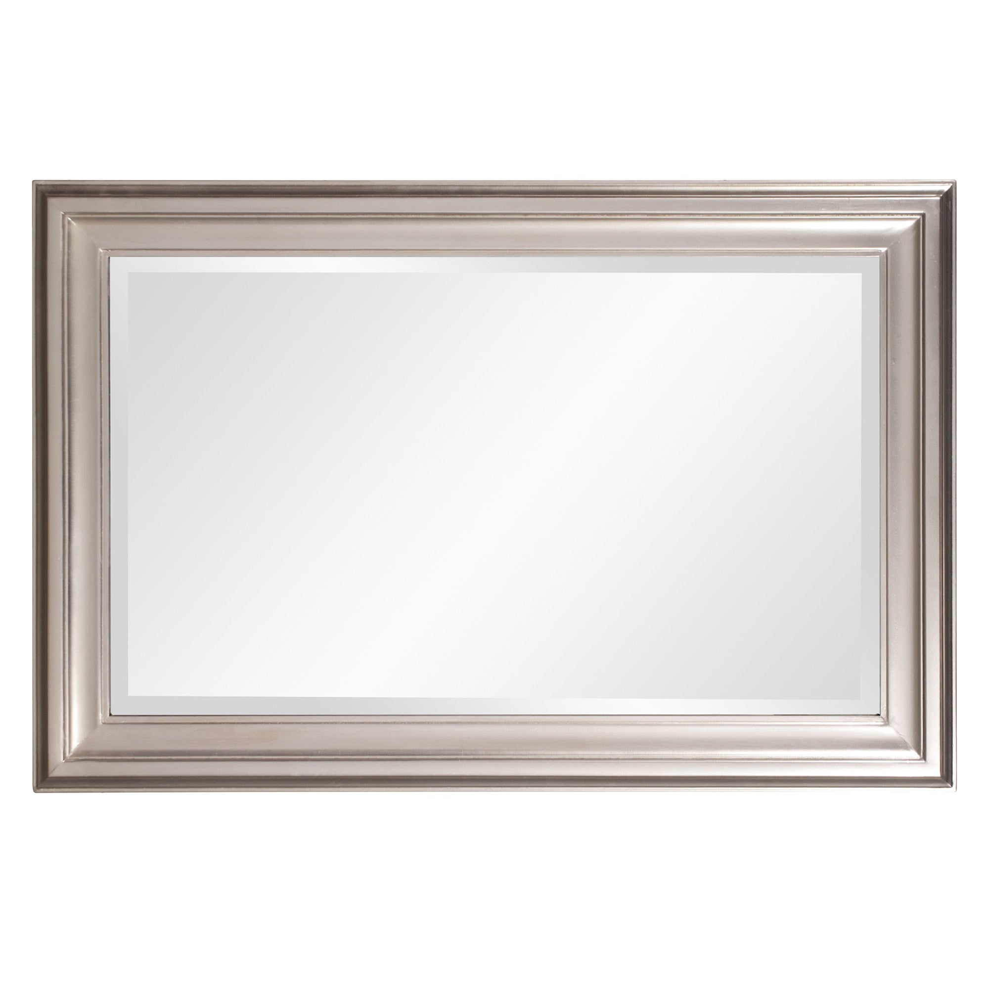 33" Silver Framed Accent Mirror-Mirrors-DECOROLALA