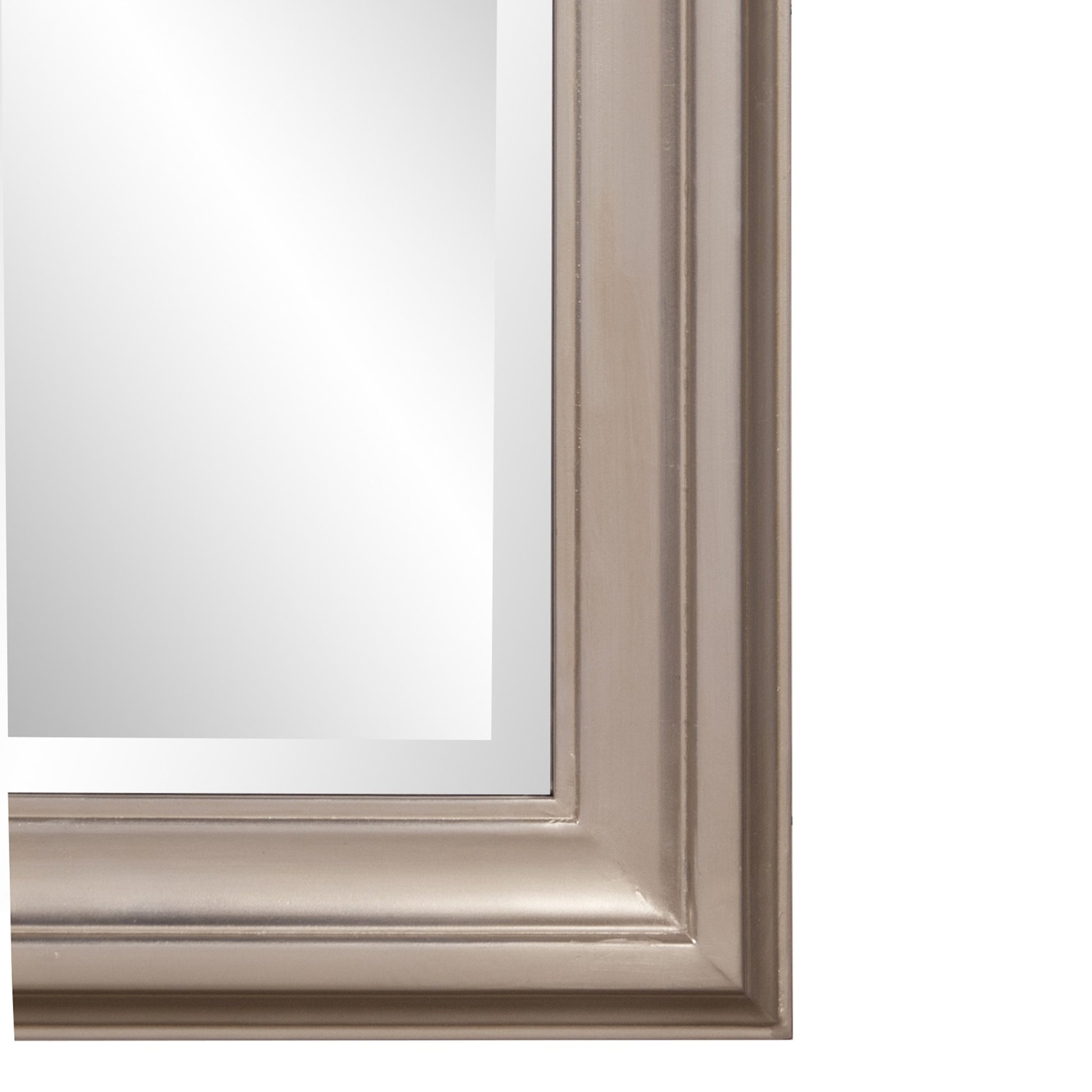 33" Silver Framed Accent Mirror-Mirrors-DECOROLALA