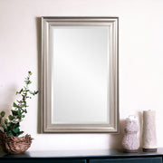 33" Silver Framed Accent Mirror-Mirrors-DECOROLALA
