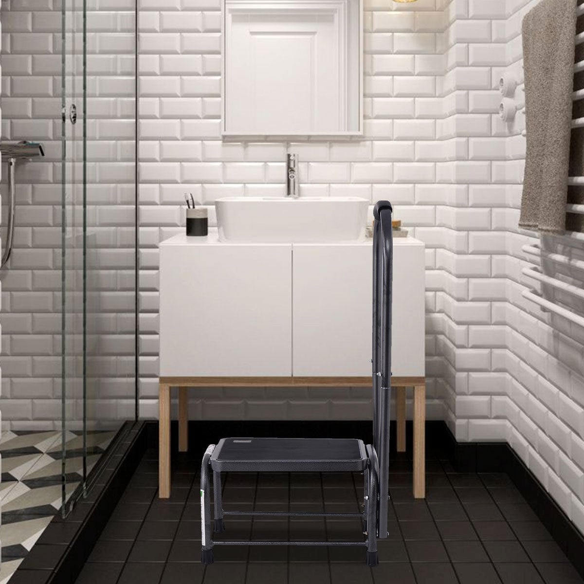330 lbs Non-Slip Heavy Duty Step Stool-Kitchen Tools-DECOROLALA