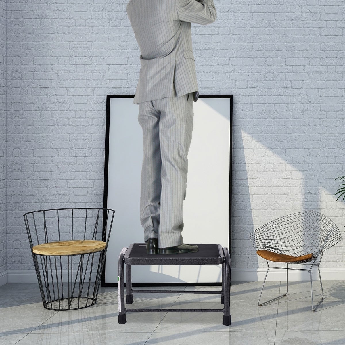 330 lbs Non-Slip Heavy Duty Step Stool-Kitchen Tools-DECOROLALA