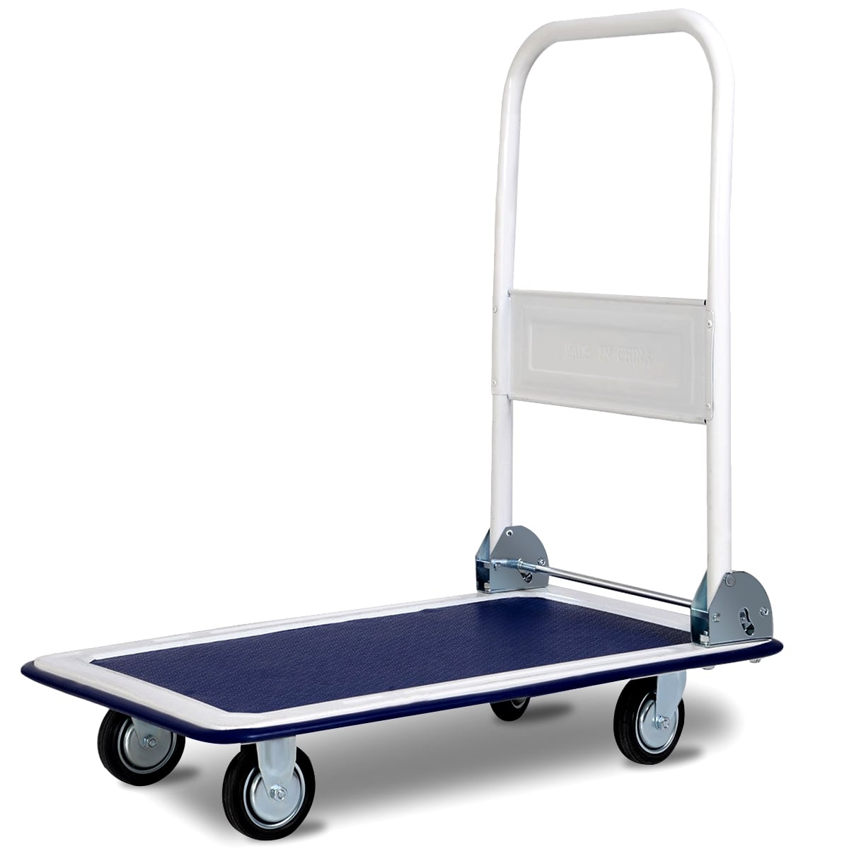 330 lbs Platform Cart Dolly Foldable Warehouse Push Hand Truck-Garages-DECOROLALA
