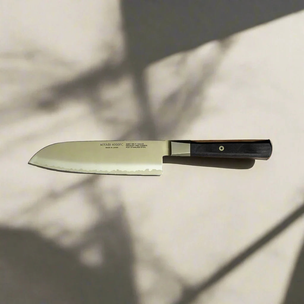 MIYABI 4000 FC 7-Inch Santoku Knife – Black Handle-3