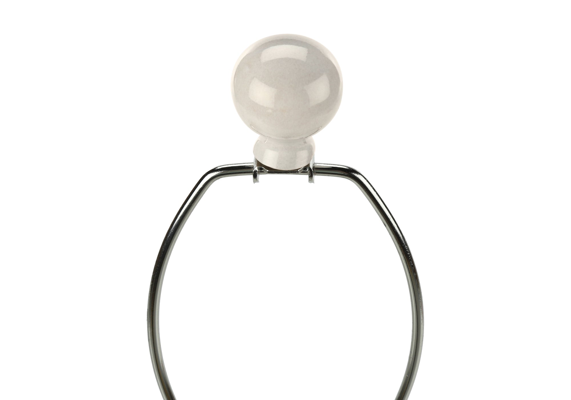 33"H Cream Ceramic Table Lamp with Ivory Shade-Lighting-DECOROLALA