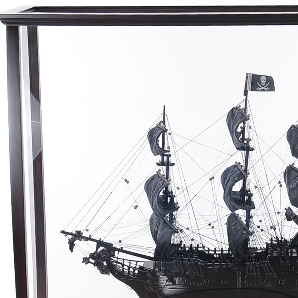 34" Black Glass Standard Display Stand-Cabinets-DECOROLALA