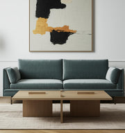 34" Natural Wood Coffee Table-Coffee Tables-DECOROLALA