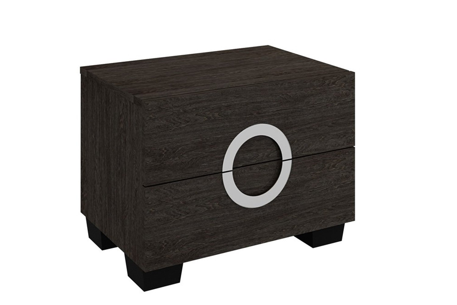 Four Piece Gray Solid Wood Bedroom Set With Mirror-Bedroom Furniture Sets-DECOROLALA