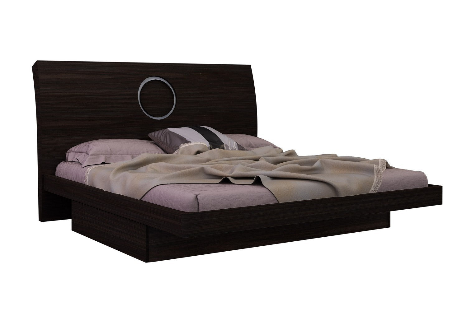 Four Piece Wood Brown Solid Wood Bedroom Set With Mirror-Bedroom Furniture Sets-DECOROLALA