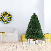 3/4/5 Feet Artificial Pre-Lit Fiber Optic PVC Christmas Tree-3 ft-Christmas Trees-DECOROLALA