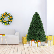 3/4/5 Feet Artificial Pre-Lit Fiber Optic PVC Christmas Tree-4 ft-Christmas Trees-DECOROLALA