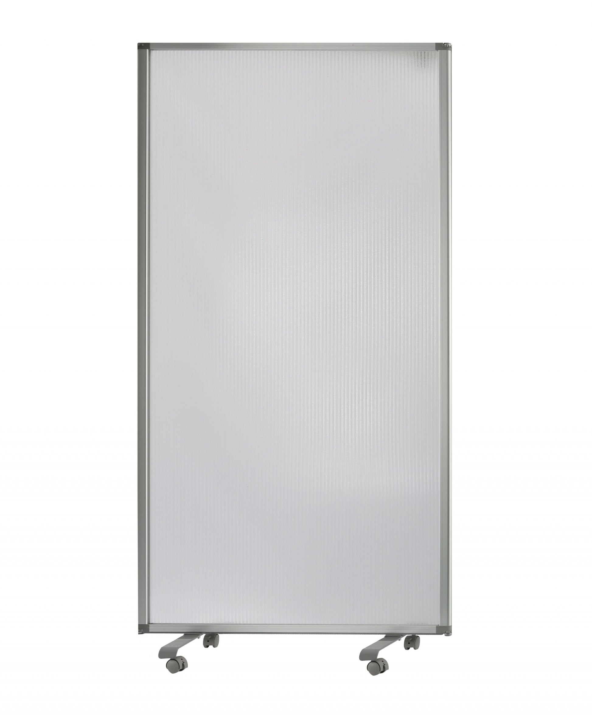 71" White Iron Folding Three Panel Screen Room Divider-Room Dividers-DECOROLALA