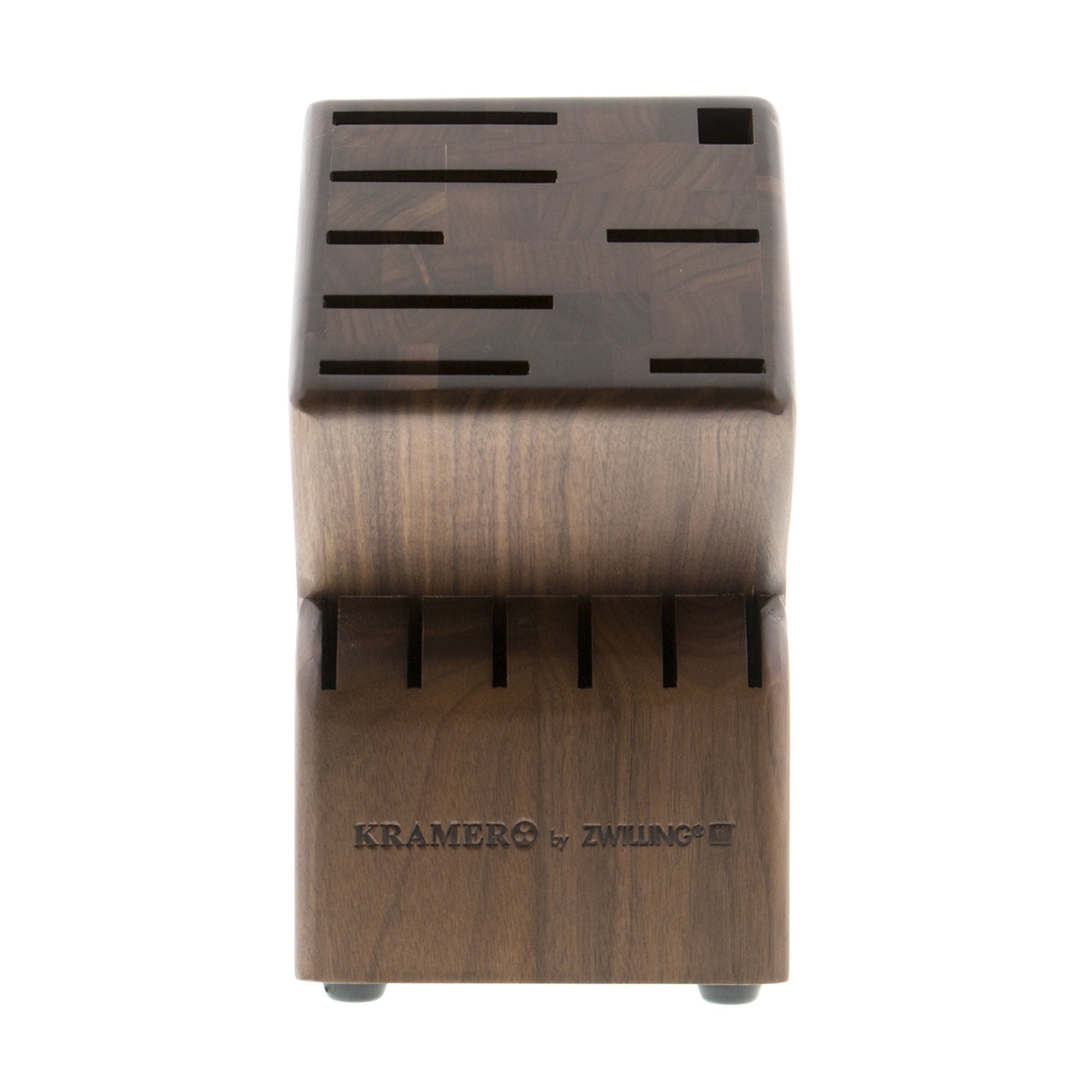 ZWILLING Knife Block Empty, Walnut-DECOROLALA