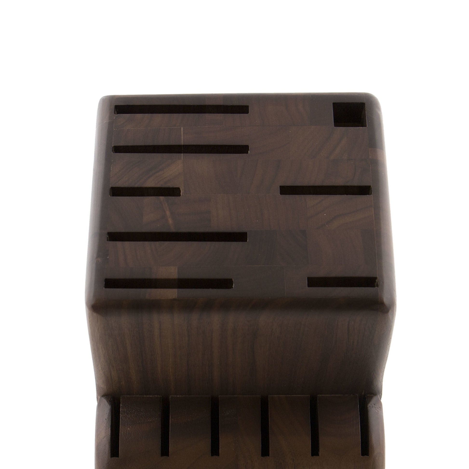ZWILLING Knife Block Empty, Walnut-DECOROLALA