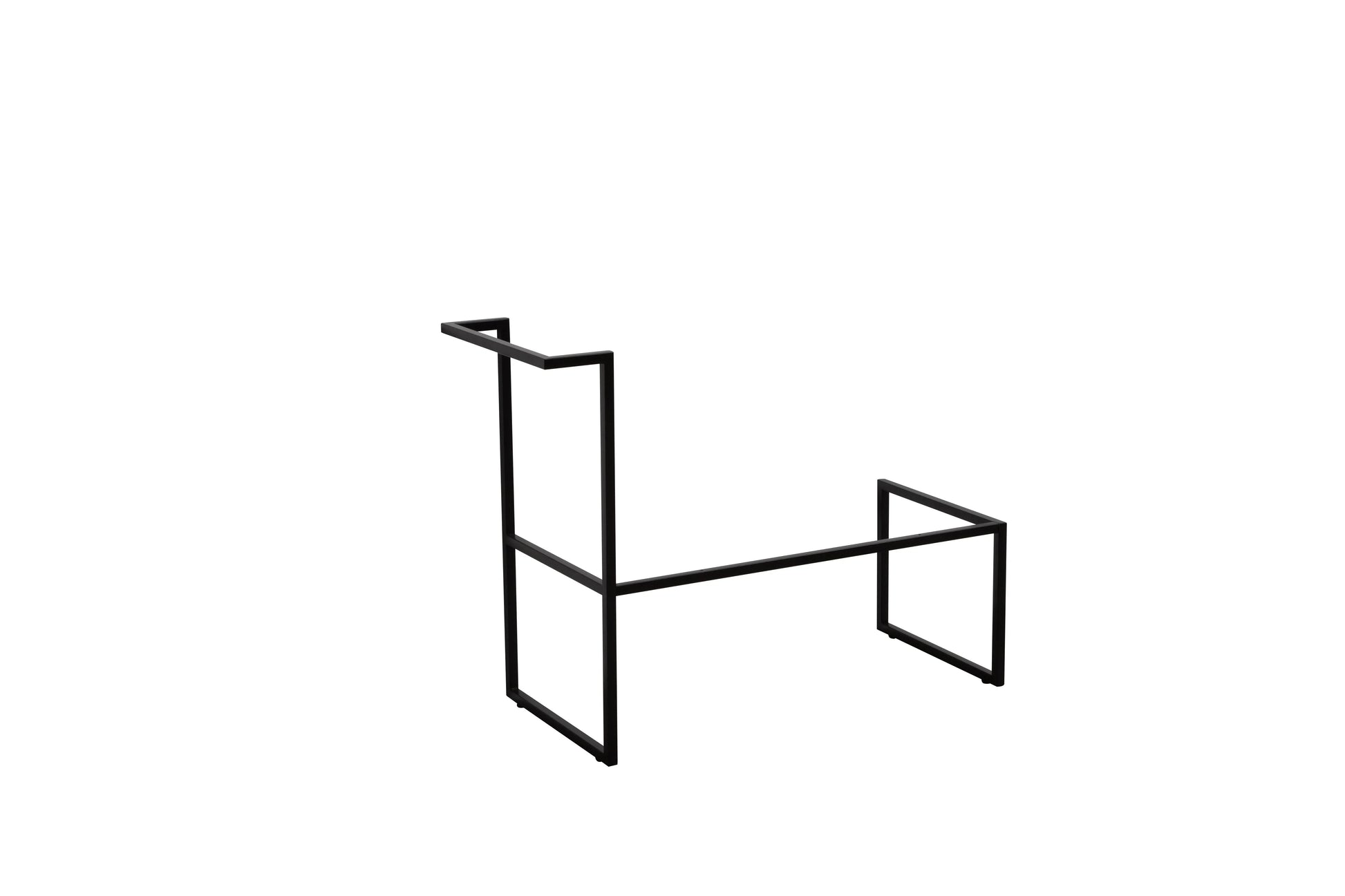 35" Matte Black Stainless Steel Frame for Wall Mounted Vanities - 1034*449*790-Faucet-DECOROLALA