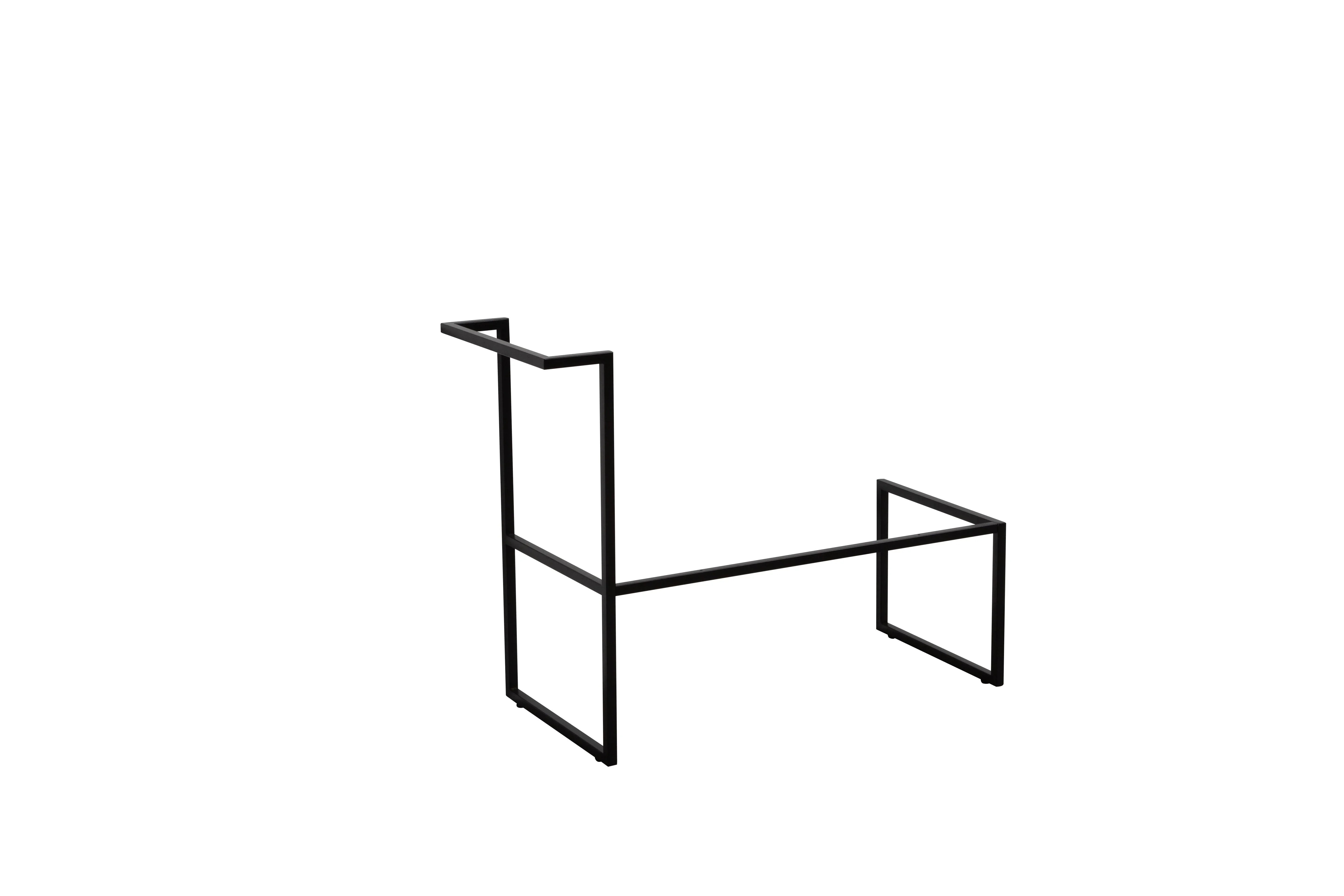 35" Matte Black Stainless Steel Frame for Wall Mounted Vanities - 1034*449*790-Migration_Faucets-DECOROLALA