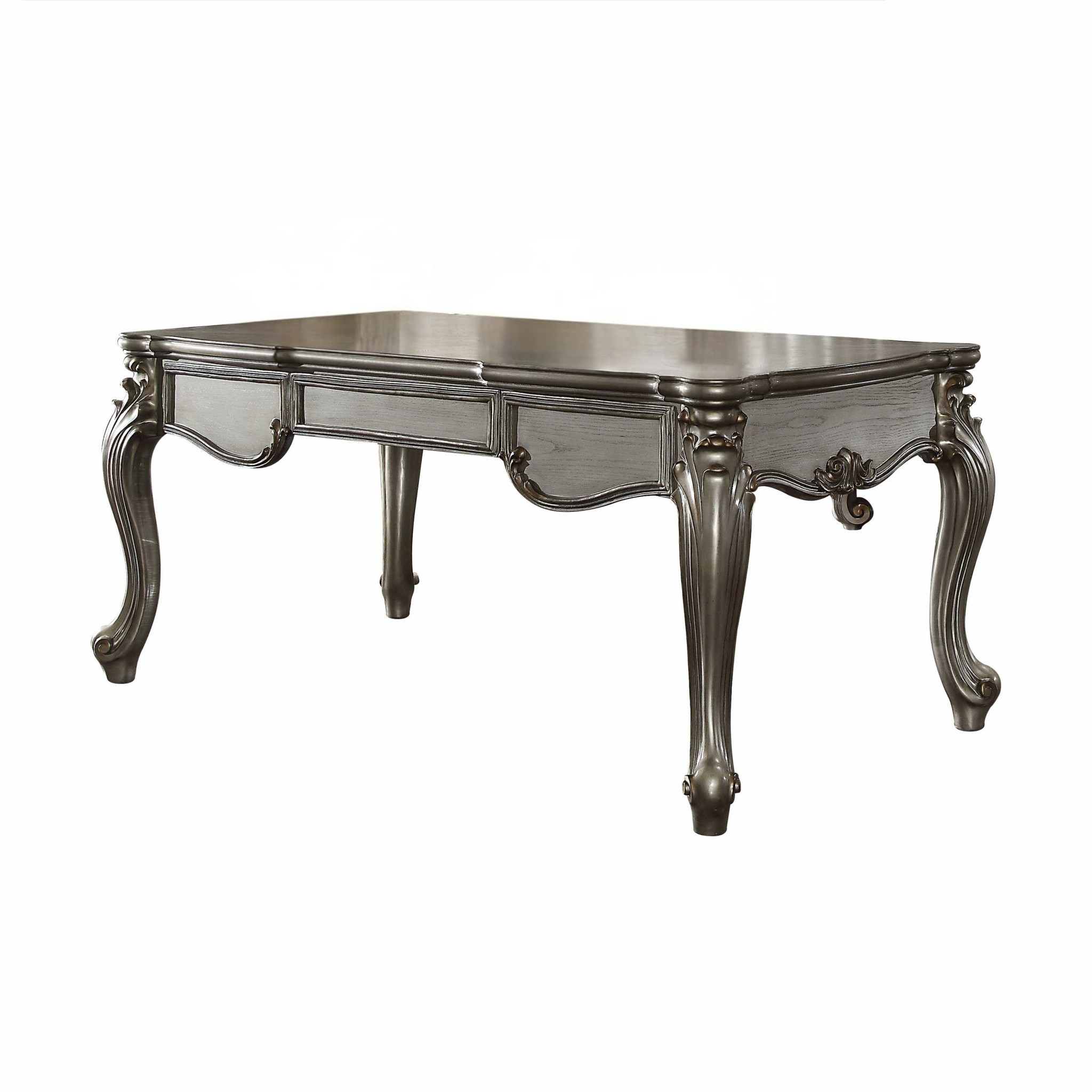 35" Silver Executive Desk-Desks-DECOROLALA