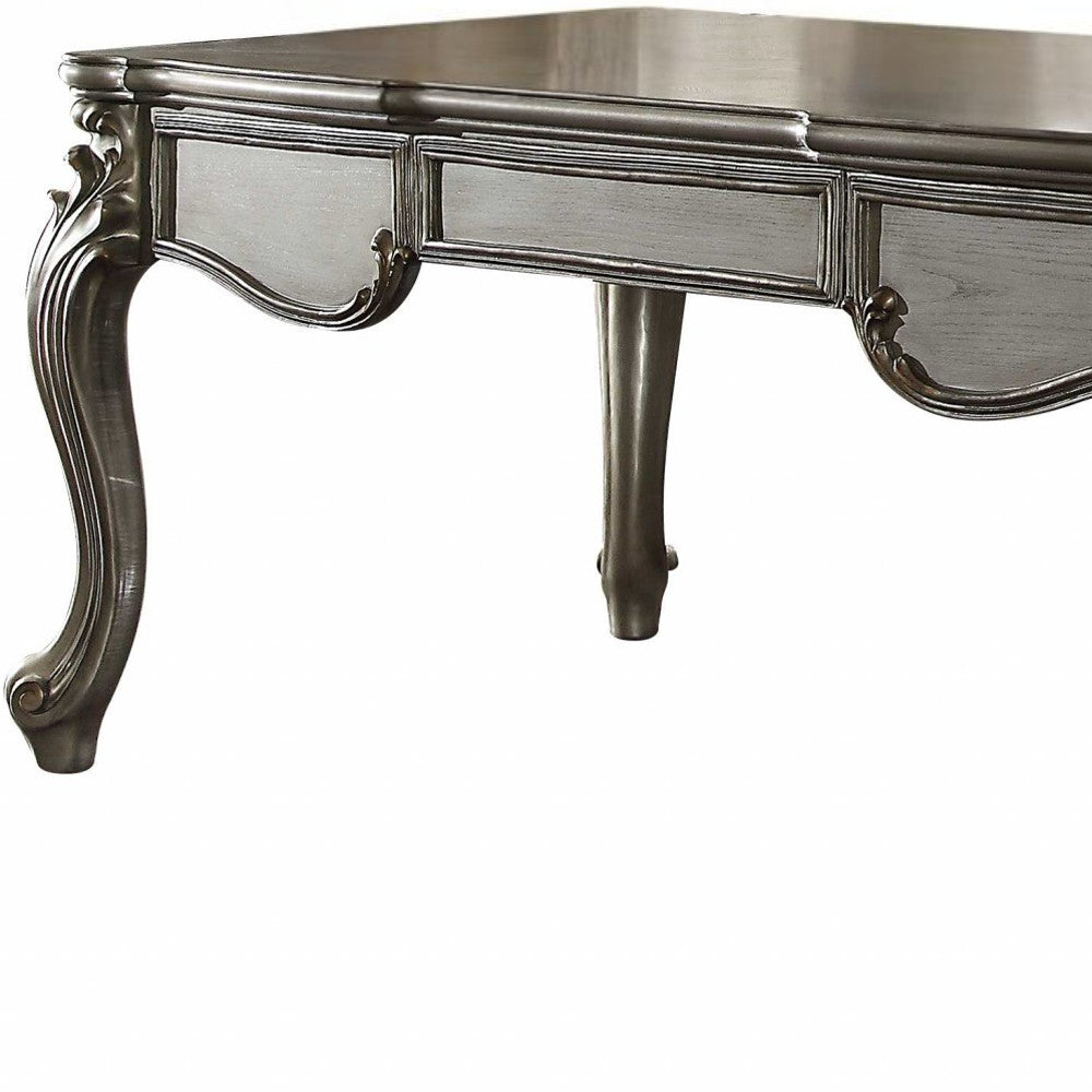 35" Silver Executive Desk-Desks-DECOROLALA