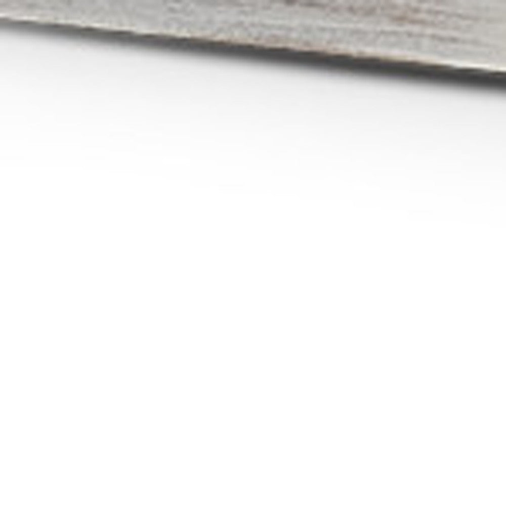 35" White and Natural Wood Indoor Outdoor Tray With Handles-Trays-DECOROLALA