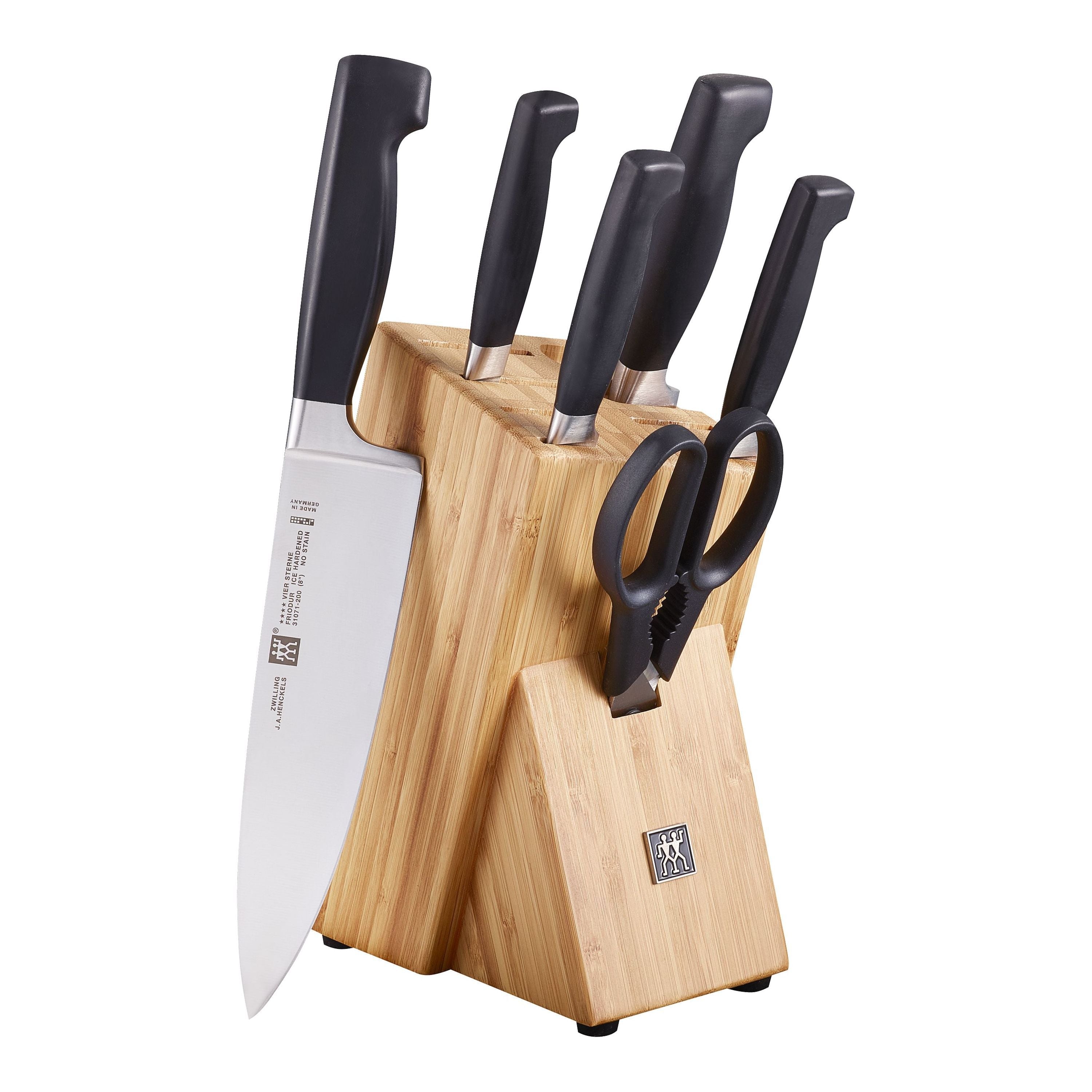 ZWILLING **** Four Star 7 Piece Knife Block Set, Nature-DECOROLALA