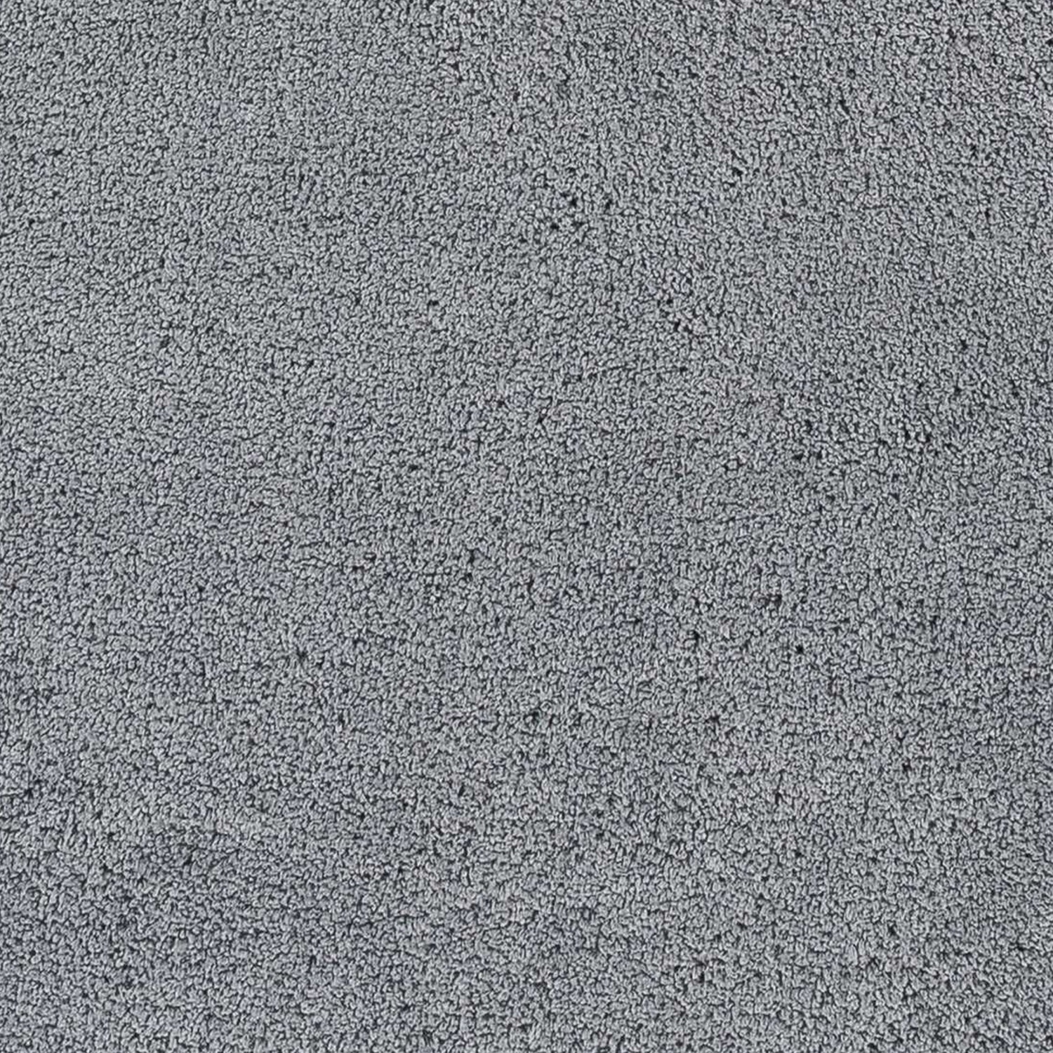 8' Gray Shag Hand Woven Runner Rug-6