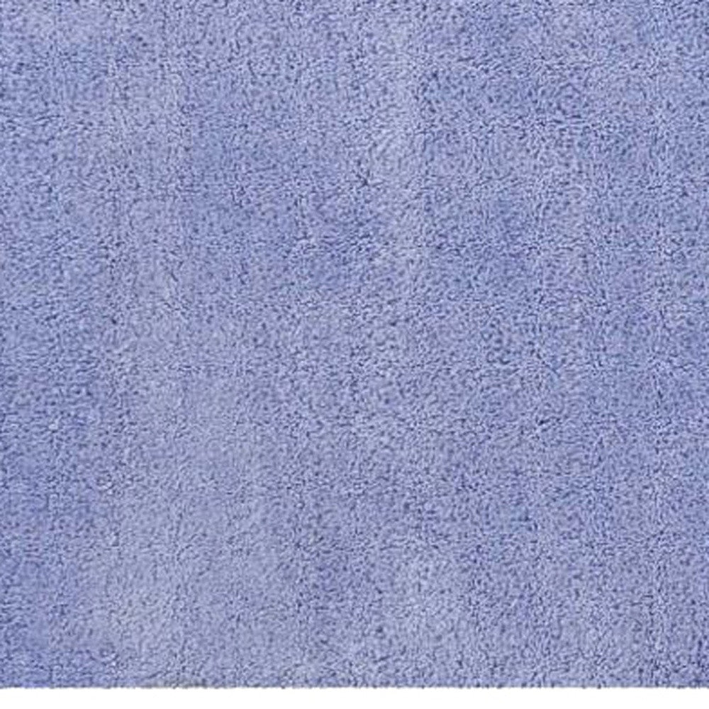 8' Purple Hand Woven Runner Rug-6