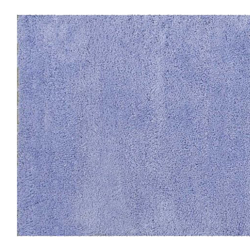 8' Purple Hand Woven Runner Rug-2