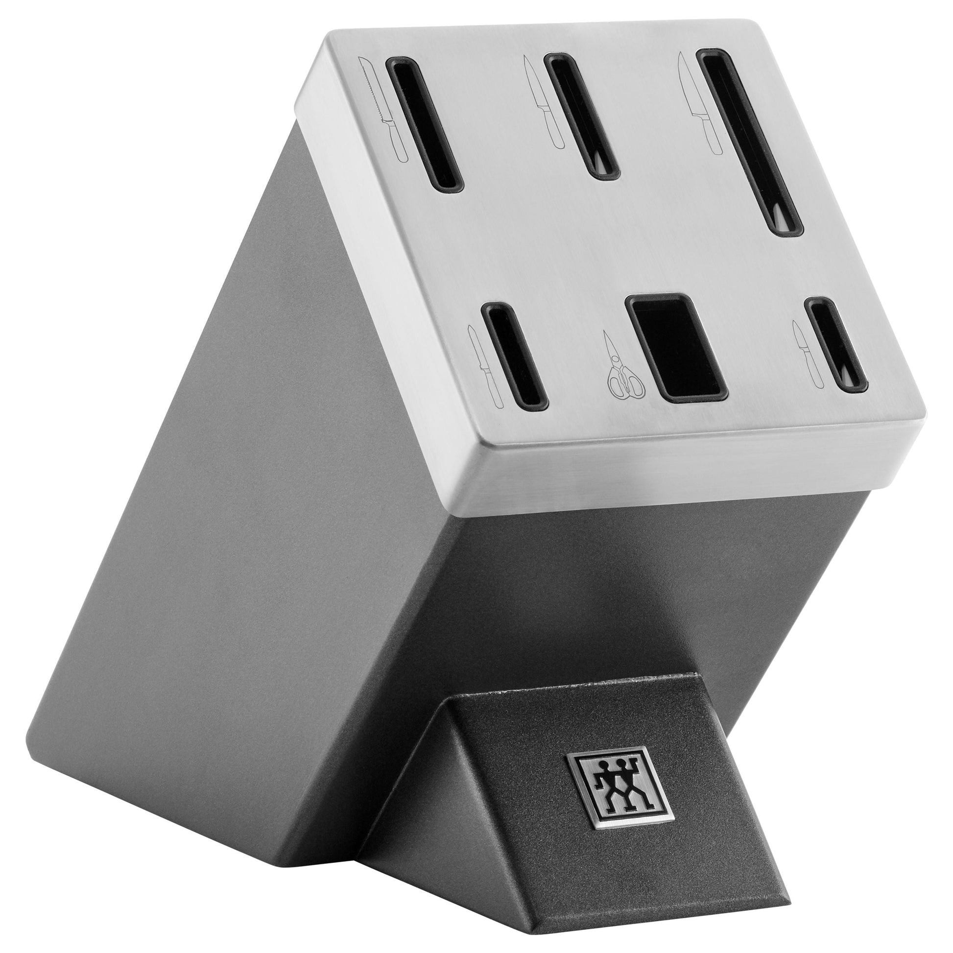 ZWILLING All * Star 7 Piece Knife Block Set, Black-DECOROLALA