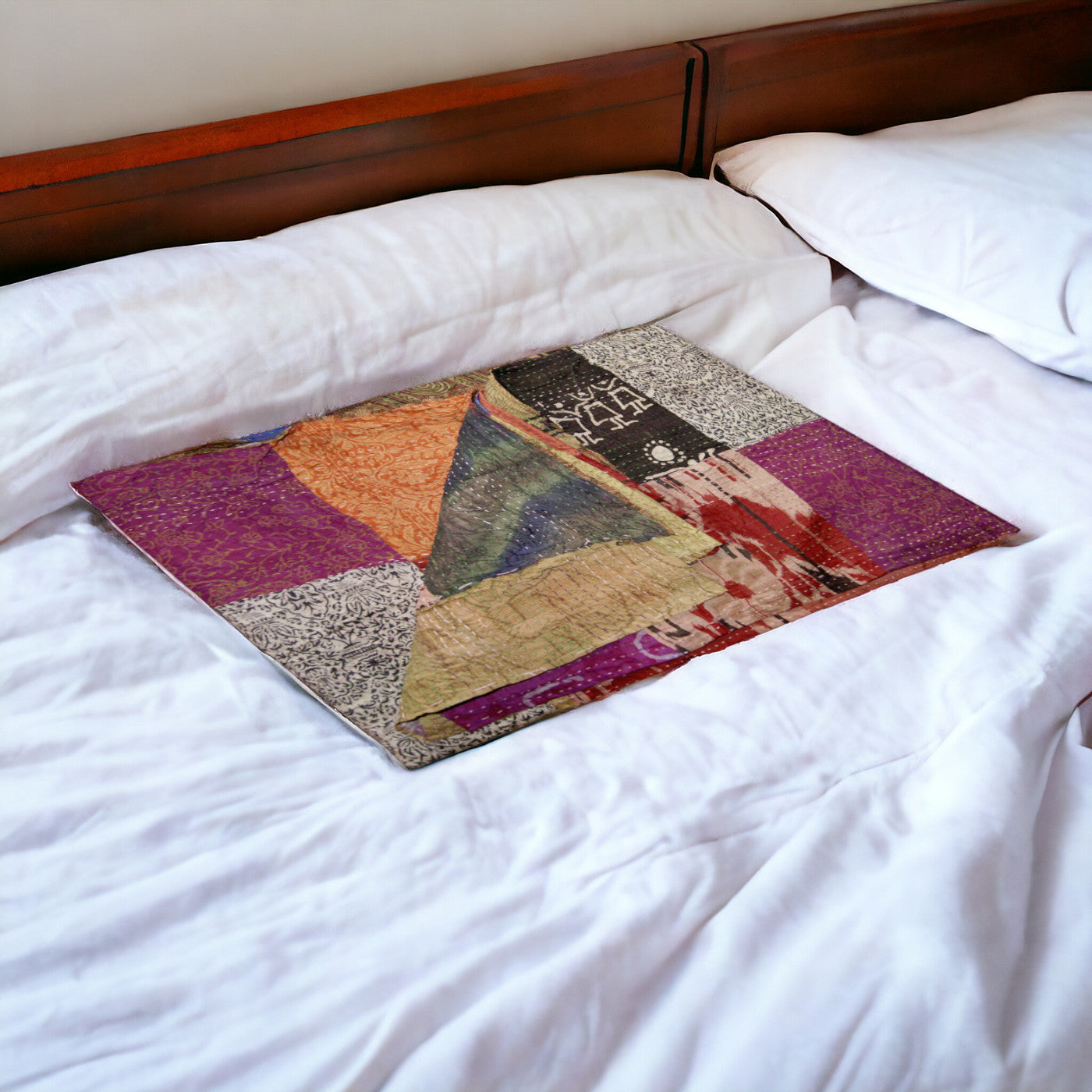 60" X 90" Silk Multicolor Throws-Throws & Blankets-DECOROLALA