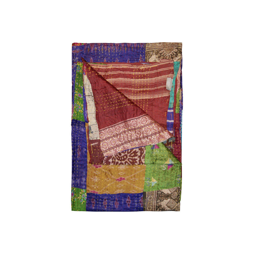 50" X 70" Silk Multicolor Throws-0