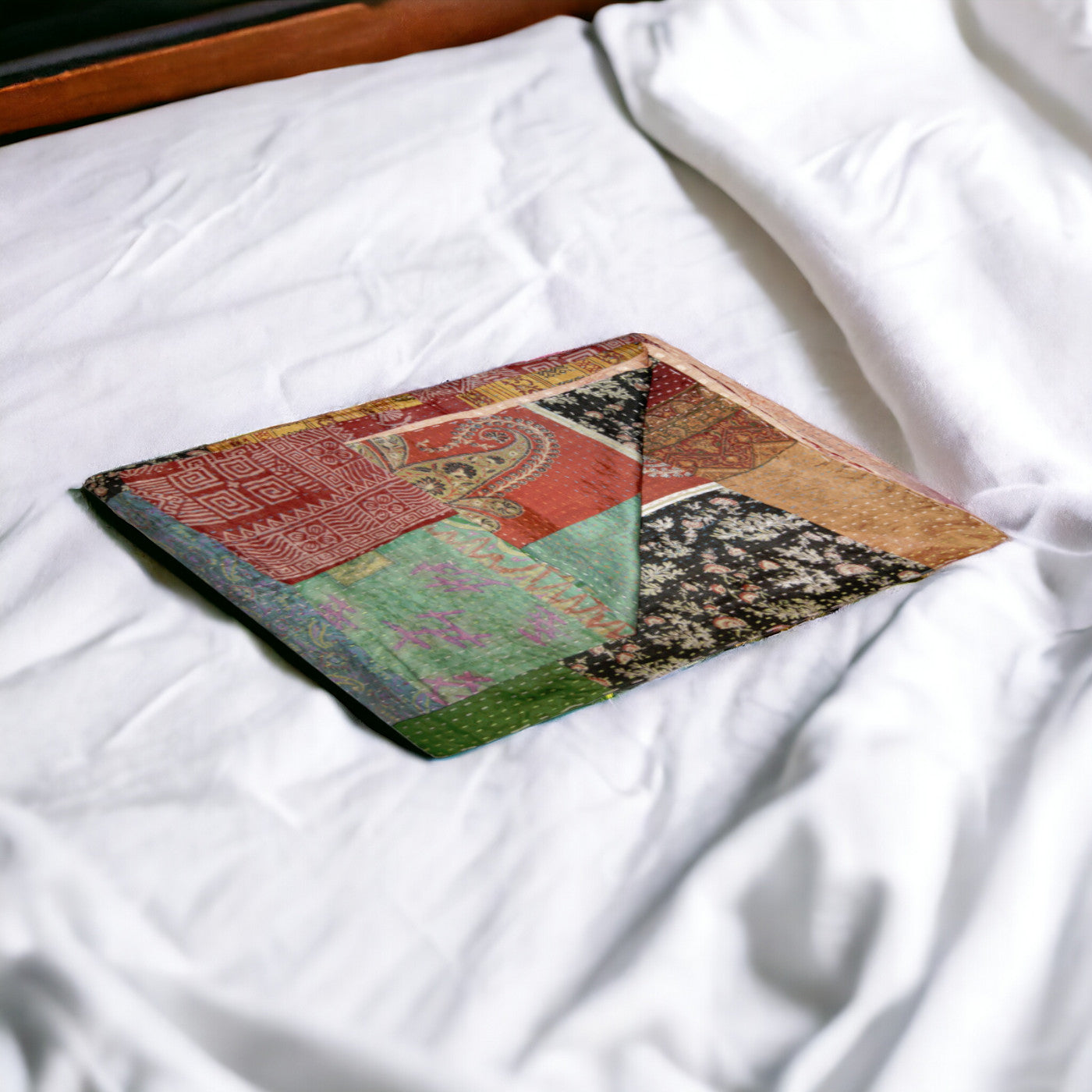 50" X 70" Silk Multicolor Throws-Throws & Blankets-DECOROLALA