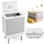 35L Large Foldable Towel Warmer Bucket - Gray Heating & Drying-Dryers-DECOROLALA
