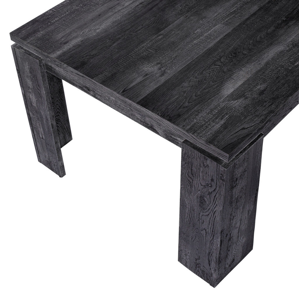 36" Black Dining Table-Dining Tables-DECOROLALA